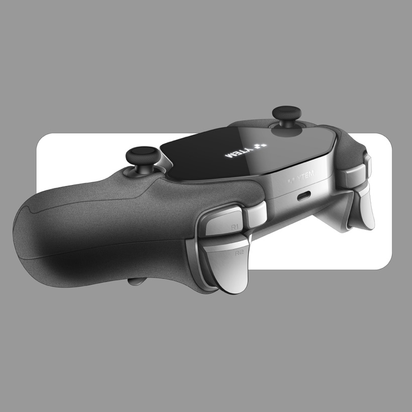 YTEM controller, front view render