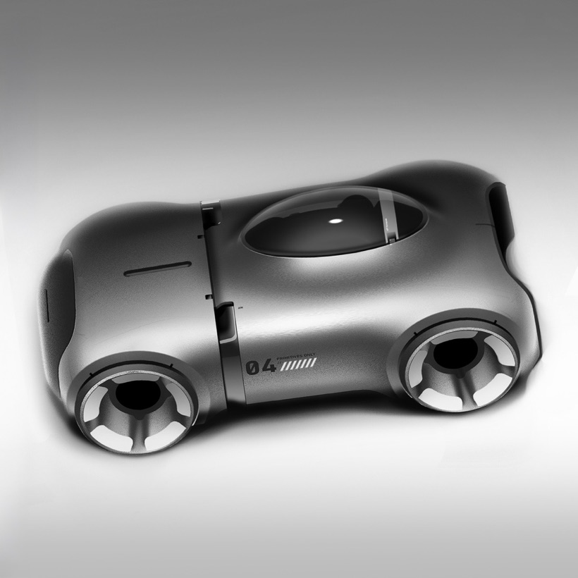 YTEM podracer, concept render