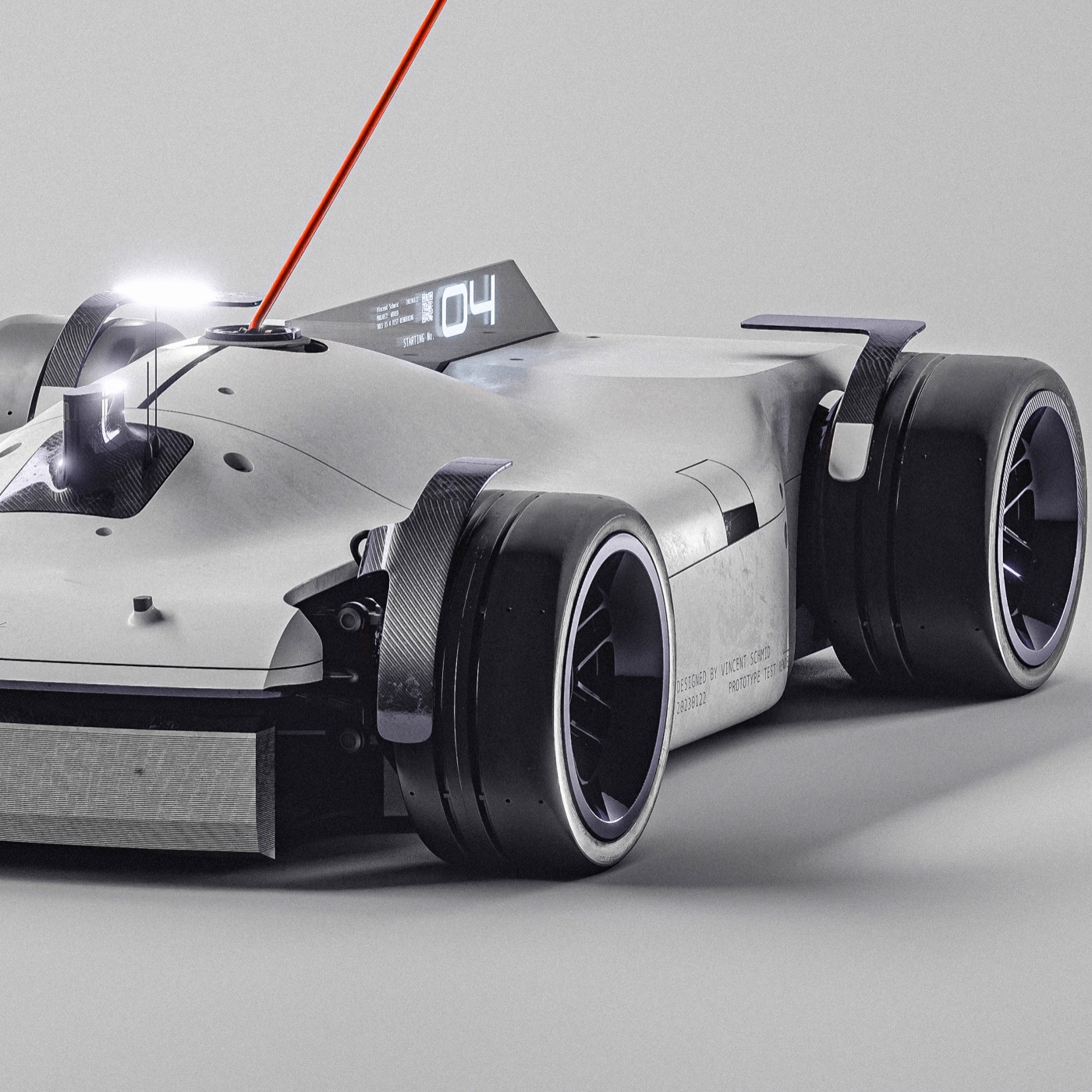 YTEM concept race car, presentation render